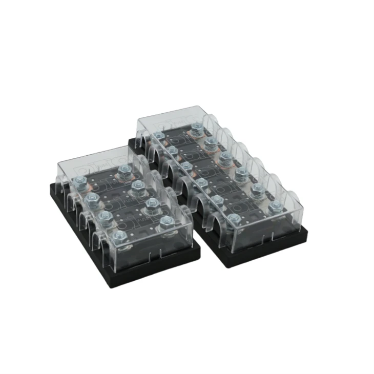 100A 48V ANM MEGA Inline Fuse Holder Bolt-Down Studs 4 Way 6 Way Fuse Box