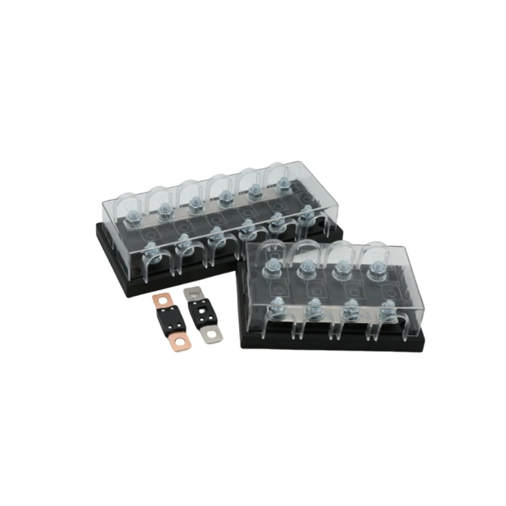 100A 48V ANM MEGA Inline Fuse Holder Bolt-Down Studs 4 Way 6 Way Fuse Box